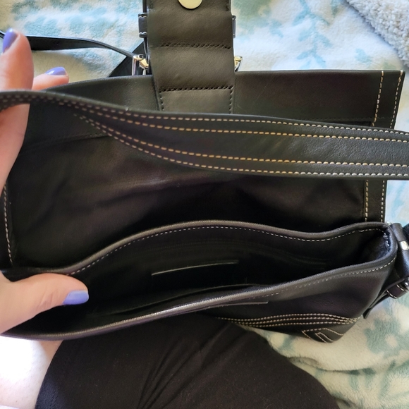 VINTAGE Coach Leather Soho Shoulder Purse *BLACK - Picture 6 of 7